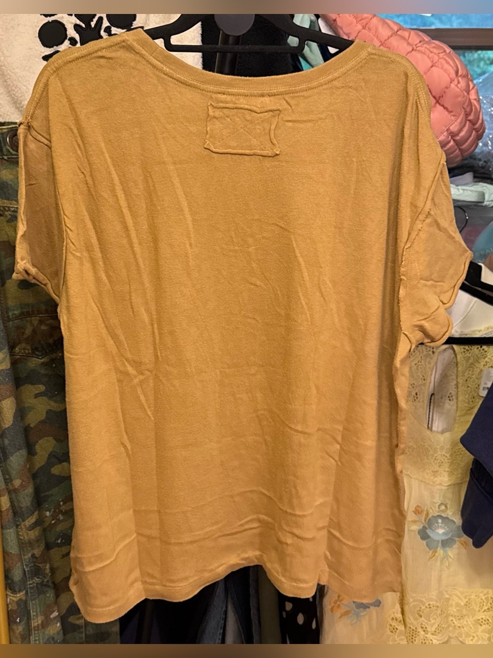 NWT Free People We The Free Horsin' Around Tee - horse shoe combo Brown - L, XL - Picture 9 of 11